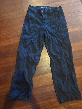 American Eagle Outfitters Navy Blue Women's Cargo Pants
